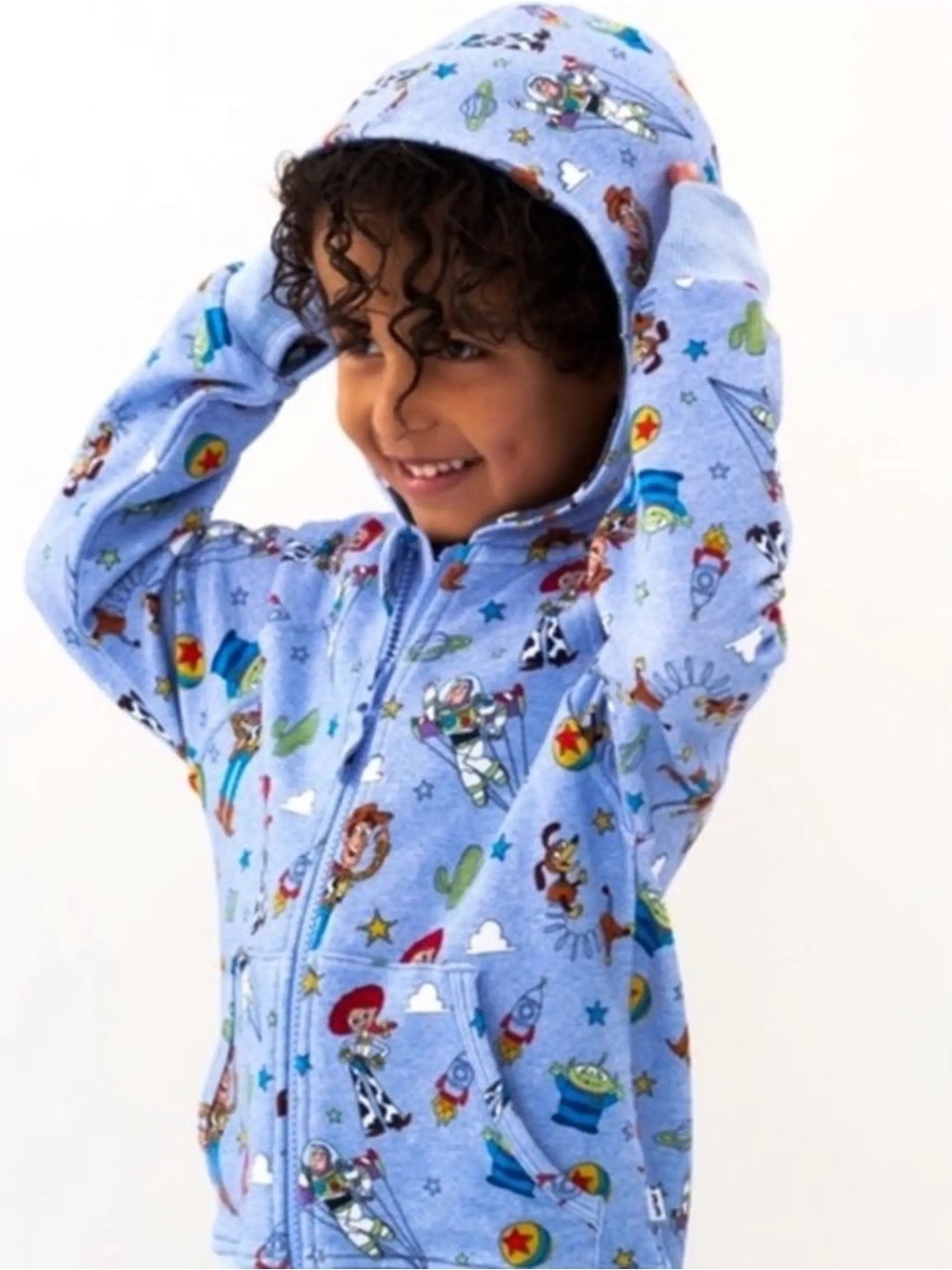 Little Sleepies Toy Story Zip Hoodie 🤠🚀